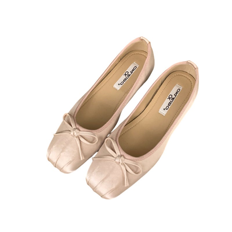 Gentle Fairy Style Single-Layer Shoes Women'S 2025 Spring New French Style Elegant Bow Shallow Mouth Late Shoes - Image 5